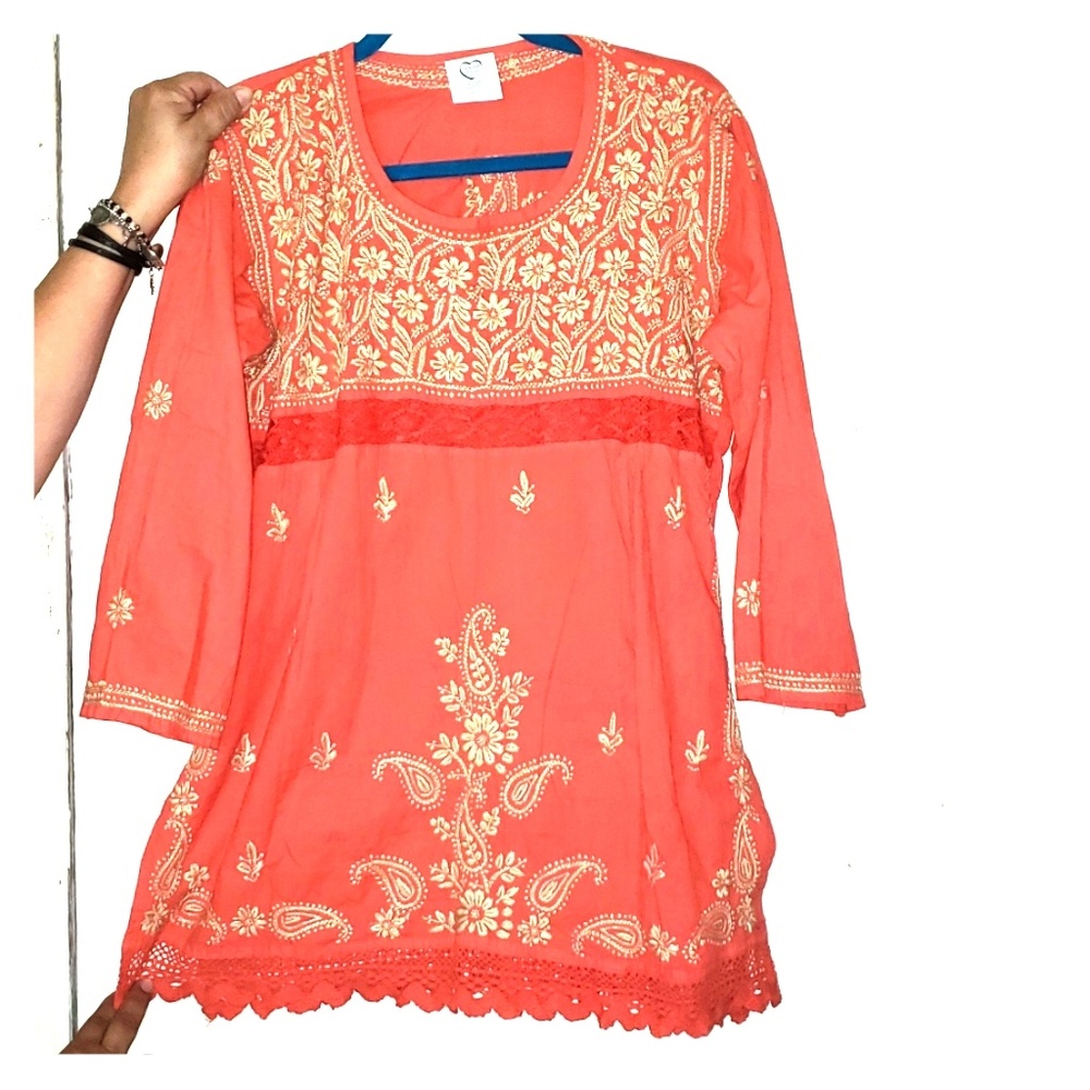 Embroidered tunic